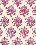 Crimson Floral Radiance Medallion Rug