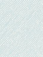 Light Blue Geometric Weave Rug