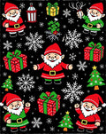 Festive Gnomes Snowflakes And Gifts Rug