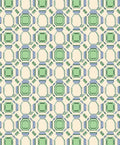 Geometric Emerald Octagon Arrangement Rug