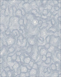 Navy Blue Contour Topography Rug