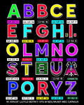 Bright Alphabet Chart Colors Rug