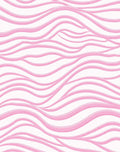 Soft Pink Abstract Swirl Rug