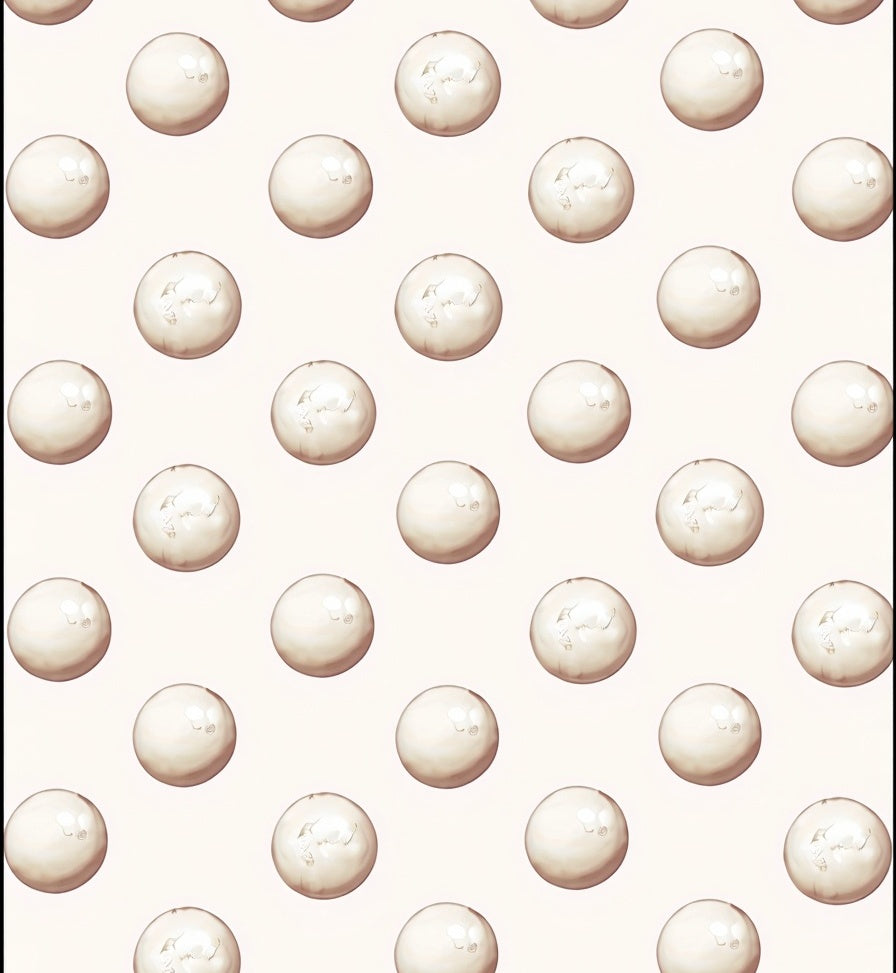 Cream Pearl Dot Scatter Rug
