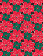 Vibrant Red Floral Radiance Rug
