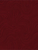 Deep Crimson Swirl Wood Grain Rug
