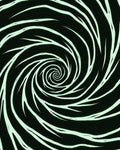 Ethereal Light Green Swirl Rug