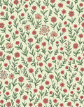 Coral Petal Twig Garland Rug