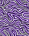 Vibrant Purple Black Swirl Lines Rug