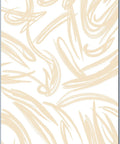 Soft Beige Expressive Brushstrokes Rug