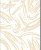 Soft Beige Expressive Brushstrokes Rug