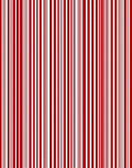 Bold Red White Varied Stripe Rug