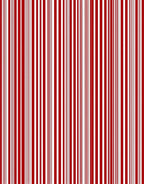 Bold Red White Varied Stripe Rug