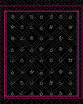 Minimalist Black Gray Abstract Figures Rug