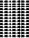 Monochromatic Black White Grid Texture Rug