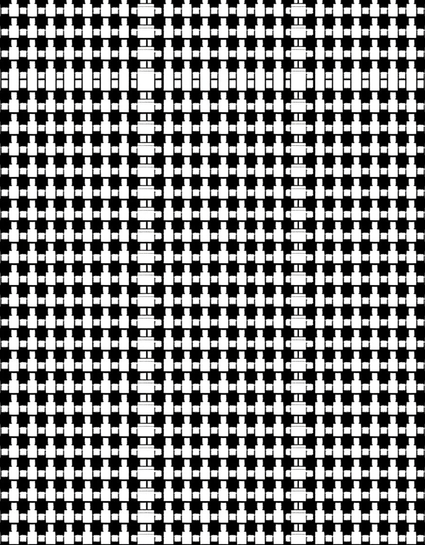 Monochromatic Black White Grid Texture Rug
