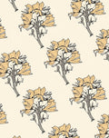 Sandy Budding Floral Scatter Rug