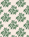 Emerald Green Fern Botanical Repeat Rug