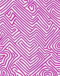 Hot Pink Maze Lines Rug