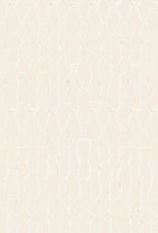 Cream Hexagon Lattice Relief Rug