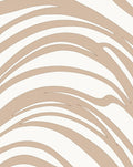Neutral Abstract Zebra Stripe Rug