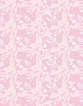 Tender Pink Floral Swirl Composition Rug