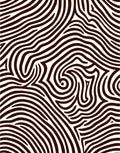Organic Brown and White Swirl Rug