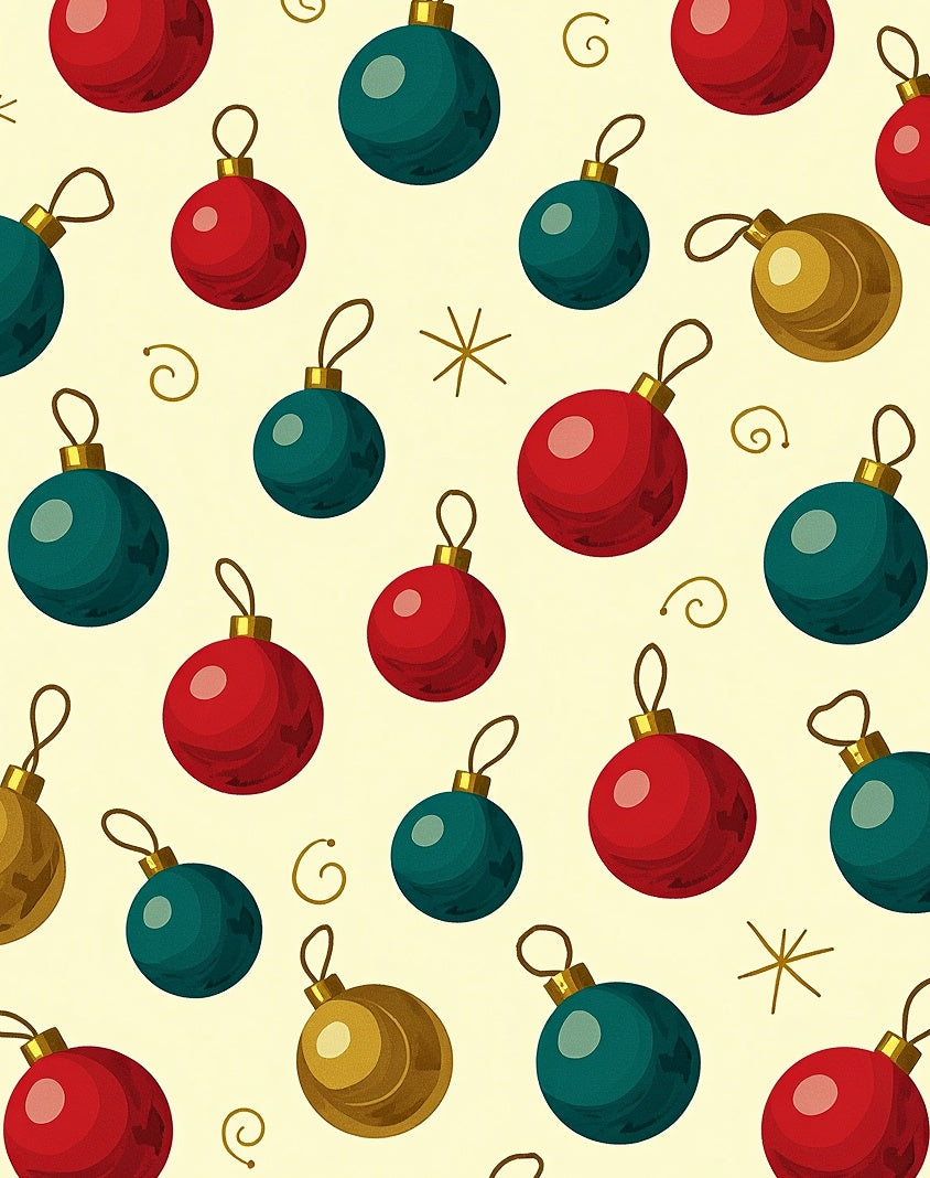 Crimson Teal Gold Ornament Scatter Rug