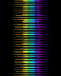 Vibrant Rainbow Horizontal Line Art Rug