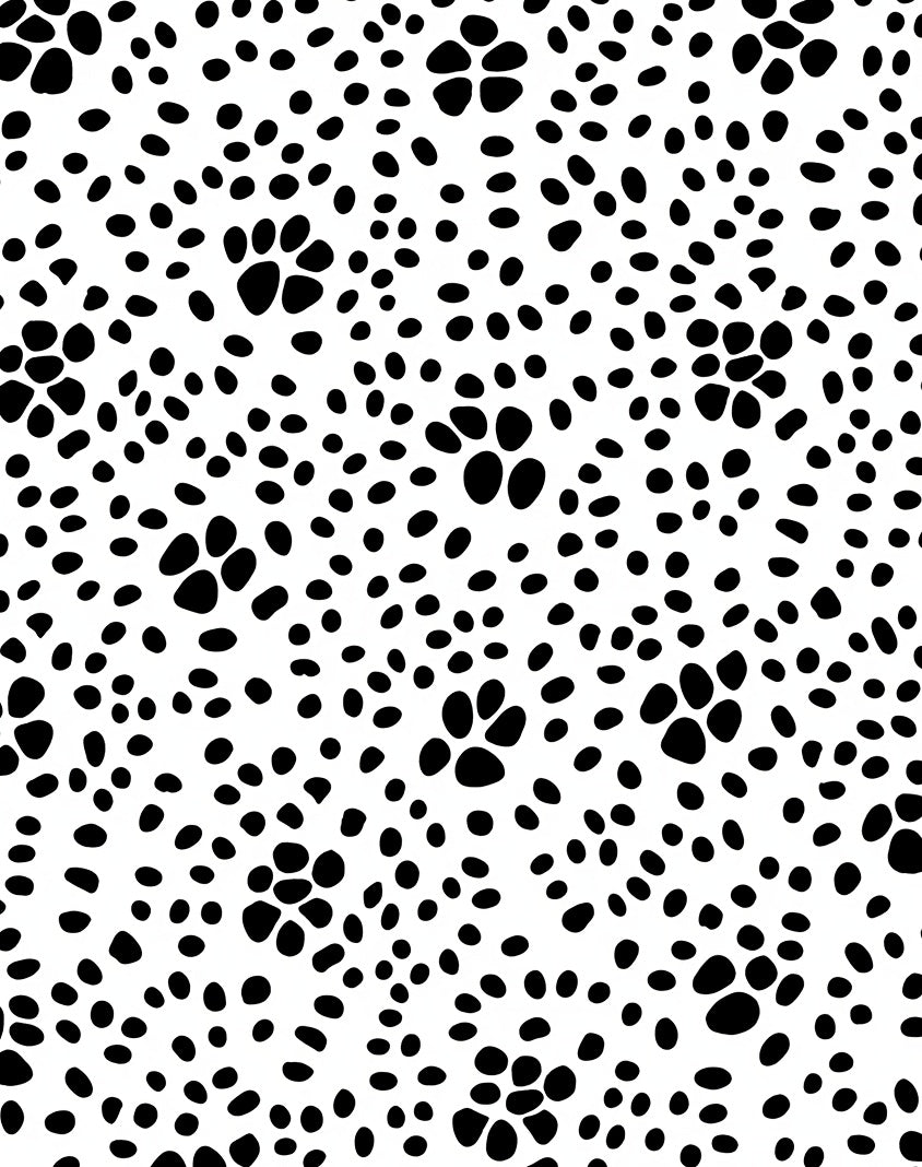 Classic Black Speckled Spot Rug