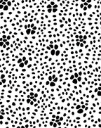 Classic Black Speckled Spot Rug