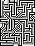 Bold Lines Labyrinth Rug