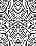 Monochromatic Abstract Organic Flow Rug