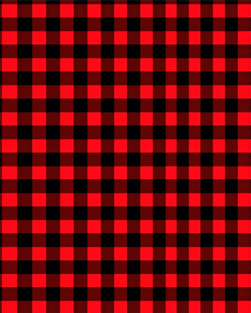 Classic Red Black Buffalo Check Rug