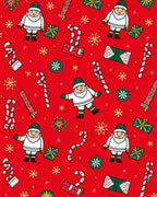 Christmas Gnomes Candy Canes Gift Boxes Rug