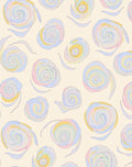 Pastel Swirls Abstract Garden Rug