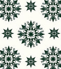 Dark Green Starburst Medallion Rug
