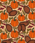 Harvest Pumpkin Leaf Autumn Rug