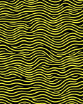 Bold Yellow Wavy Lines Rug