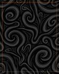 Dark Gray Swirling Smoke Rug