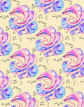 Swirling Lavender Pink Abstract Swirl Rug