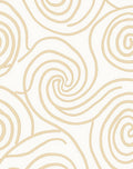 Neutral Swirl Flowing Abstract Rug