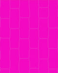 Vibrant Pink Organic Grid Rug