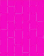 Vibrant Pink Organic Grid Rug