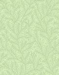 Pale Green Fern Foliage Rug