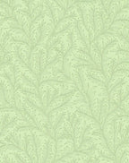 Pale Green Fern Foliage Rug