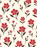 Crimson Daisy Garden Arrangement Rug