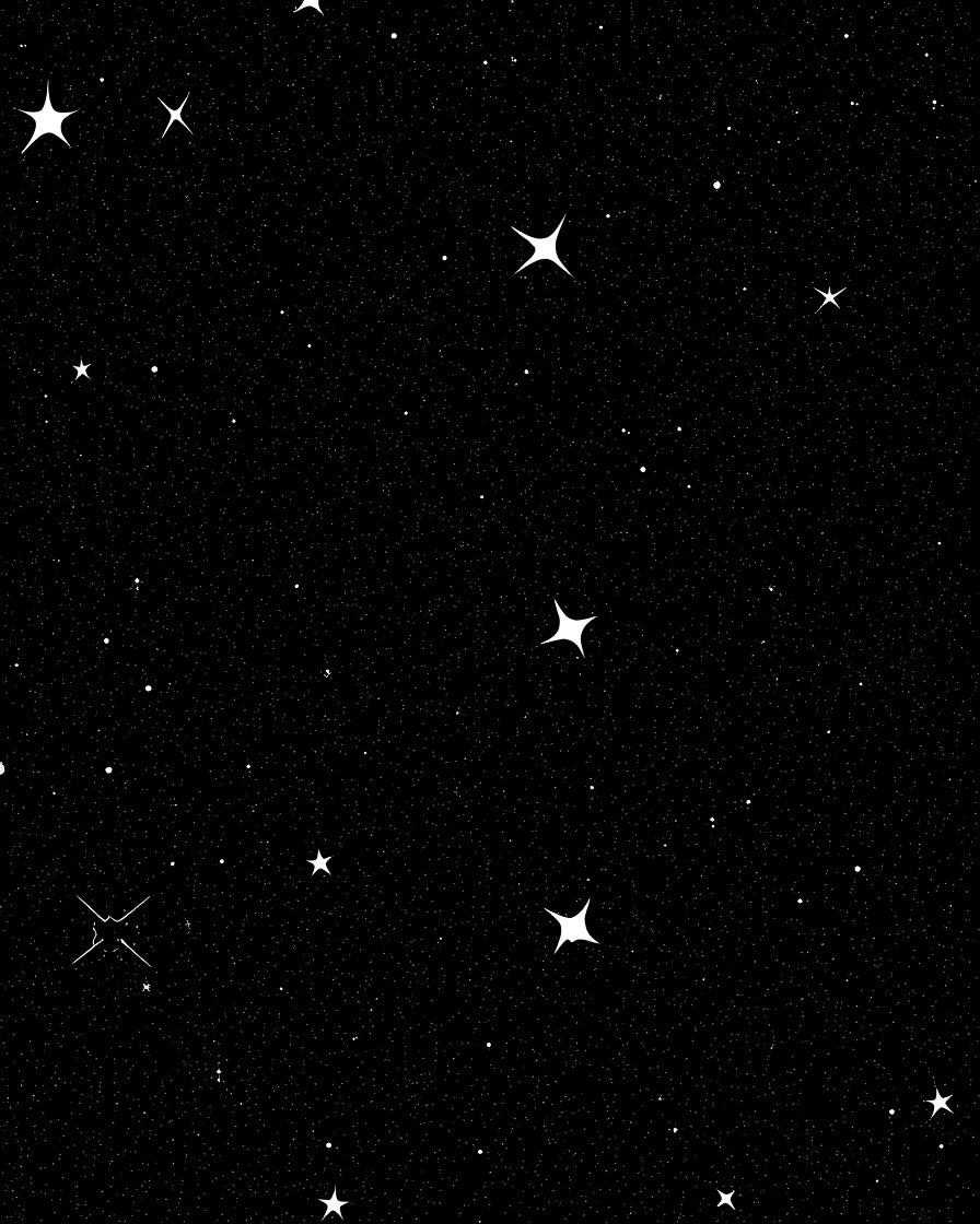 Cosmic Starry Night Black Rug