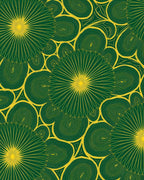 Emerald Yellow Starburst Grove Rug