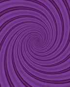 Vibrant Purple Spiral Swirl Rug